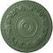 Ekena Millwork Rose Ceiling Medallion (Fits Canopies up to 13 1/2"), 33 7/8"OD x 2 3/8"P, Athenian Green CM33ROAGF - alternate 1